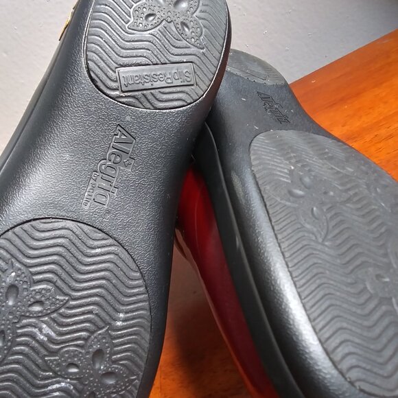 Alegria Keli Work Slip-On by PG LIte sz EU 41  (US 10.5-11) Ruby Red - Picture 13 of 14